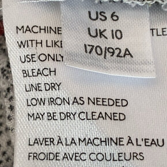 Anthropologie Maeve Janie Peplum Peasant Top Womens 6 Long Sleeve Crochet - Picture 10 of 12